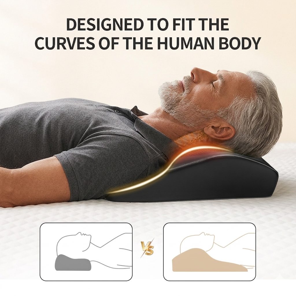 ZenAuraX Shiatsu Massage Pillow — Neck, Back & Shoulders