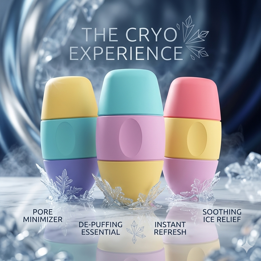 ZenAuraX Ice Face Roller — Cryo Facial Massager