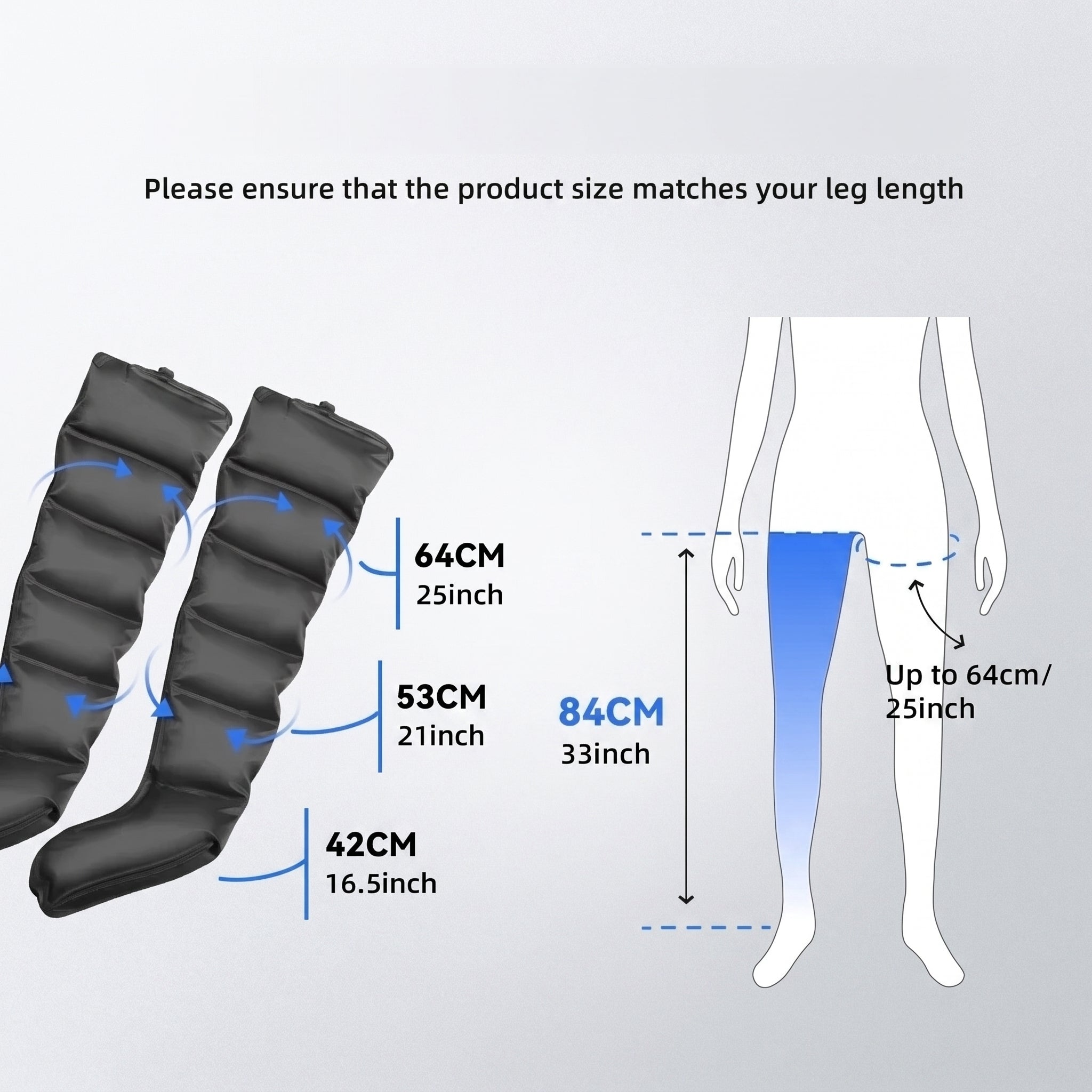 ZenAuraX Pressure Boots — Lymphatic Drainage & Leg Recovery