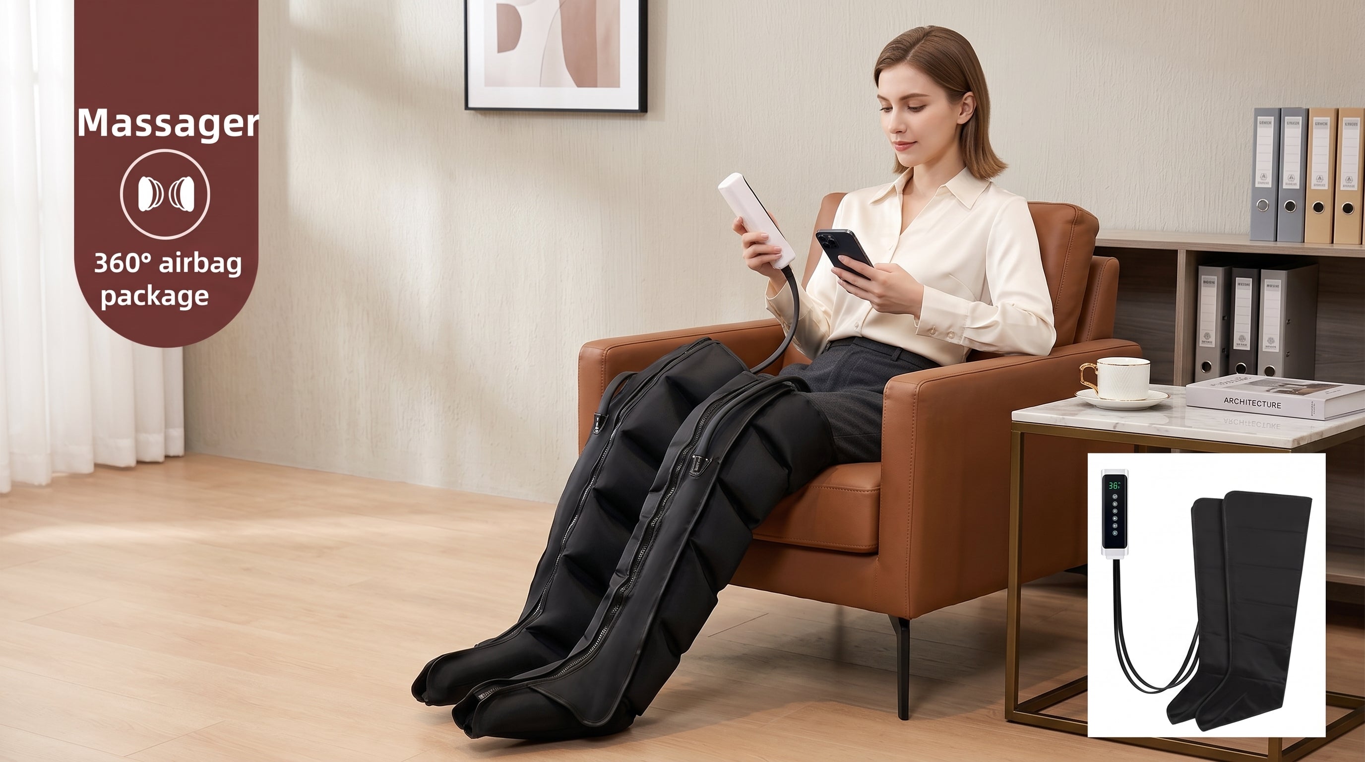ZenAuraX Pressure Boots — Lymphatic Drainage & Leg Recovery